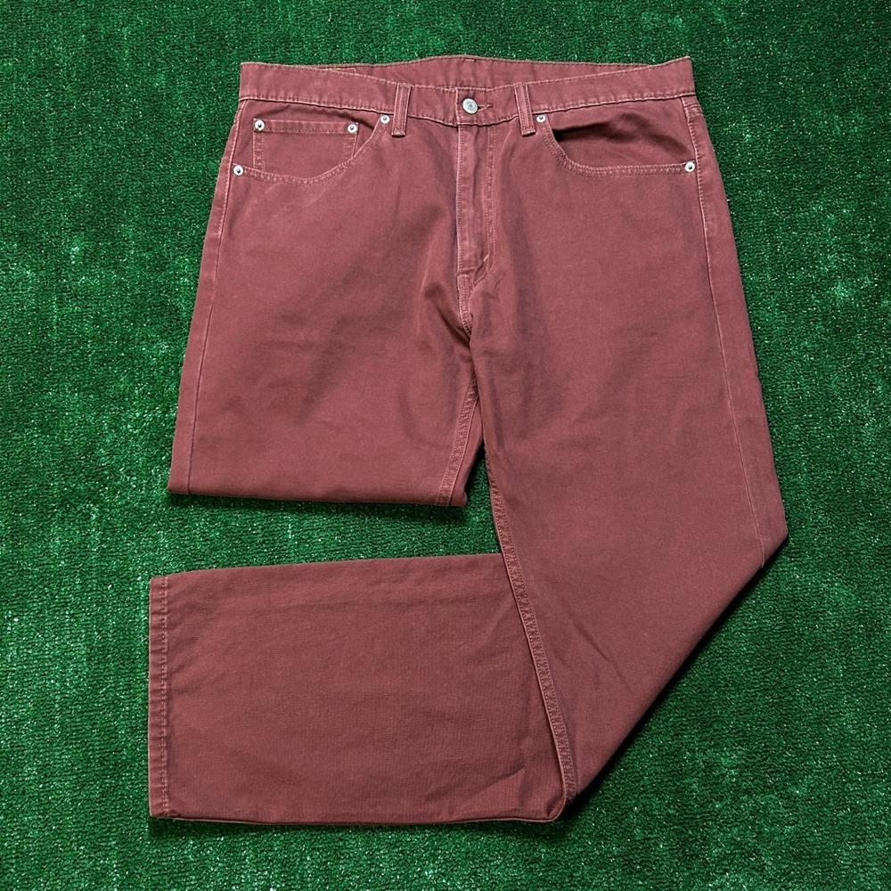 Rare Levi's 505 Bedford Cord "Rum" 36x32